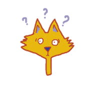Cat Wtf Sticker by Latitude Jeunes
