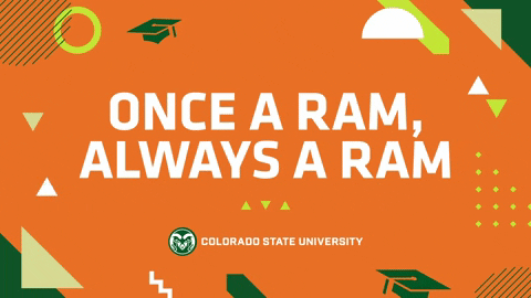 Csu Rams Ram GIF by Colorado State University