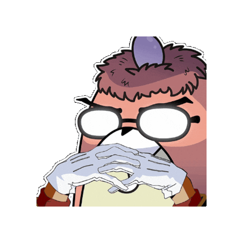 Glasses Platypus Sticker