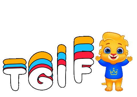 Its Friday Weekend Sticker by Lucas and Friends by RV AppStudios
