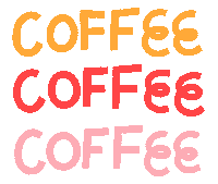 coffee rainbow Sticker
