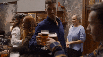 Beer Cheers GIF by The Traitors Australia