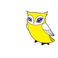 Owl Sticker by LUCKYCHOUETTE