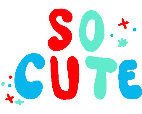 Rainbow Text Sticker by Muchable