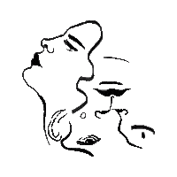 illustration women Sticker by Luisa Eloisa