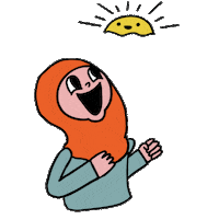 excited ramadan Sticker by Percolate Galactic
