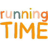 Running Time Sport Sticker