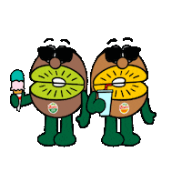 Glasses Sunglass Sticker by ゼスプリキウイ公式