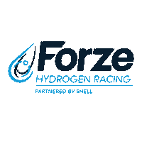forzehydrogenracing logo racing shell racecar Sticker