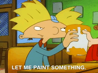 hey arnold nicksplat GIF