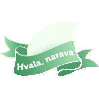 enki_natureta eta hvala narava hvaležnost Sticker