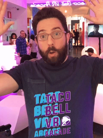 vrarcade GIF by Taco Bell VR Arcade