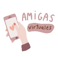 queridayoshop friends virtual amigas online friends Sticker