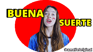 Buena Suerte Dedos Cruzados Sticker by amelie