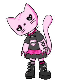 Cat Pink Sticker