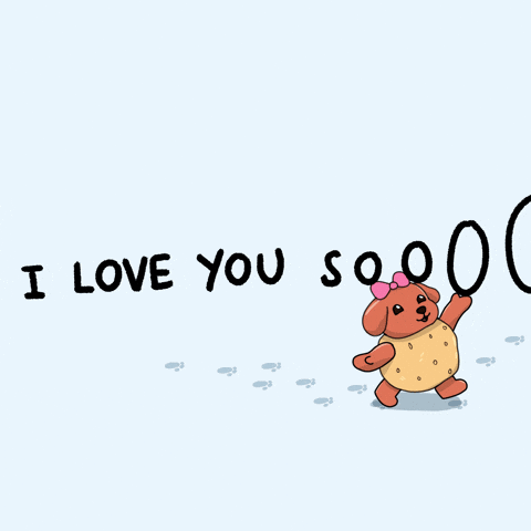 I Love You Ily GIF by Abstract HotDogs