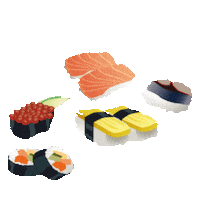 sushi STICKER by imoji
