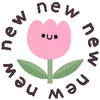 Flower Post Sticker by Helen Bucher