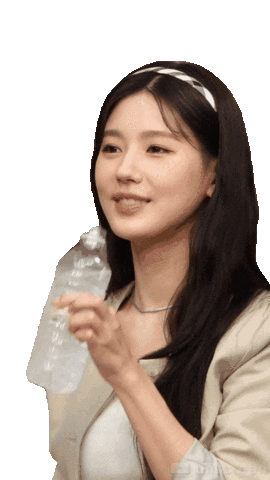 koreadispatch giphyupload kpop drink water Sticker