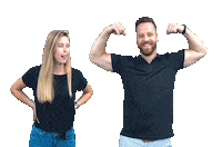 Muscle Lotte Sticker by Virtuele Helden