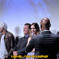 emily blunt josh and benico are like oooooooh son you fucked up GIF