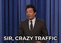 Jimmy Fallon Traffic GIF by The Tonight Show Starring Jimmy Fallon