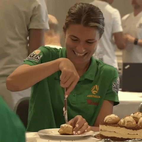 Happy Birthday Cake GIF by Football Australia