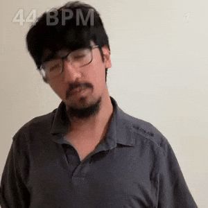 44 bpm