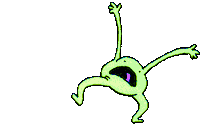 Freak Out Frog Sticker by Neil Sanders
