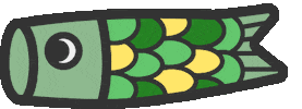 Koinobori Carp Streamer Sticker