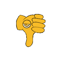 Emoji Thumbs Down Sticker