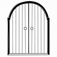 scott-ripley glitch door mushroom fly agaric GIF