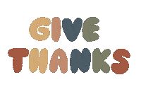 Giving Give Thanks Sticker