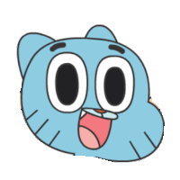blue STICKER by imoji