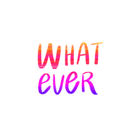 chriscocomedia happy lettering whatever handlettering Sticker
