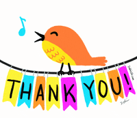 Thanks Thank You GIF by Debbie Ridpath Ohi