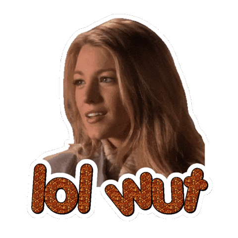 Are You Serious Wait What Sticker by Blake Lively Fan