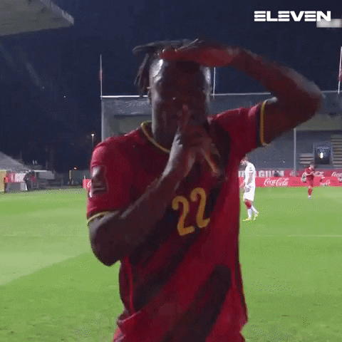 Celebration Belgium GIF by ElevenSportsBE