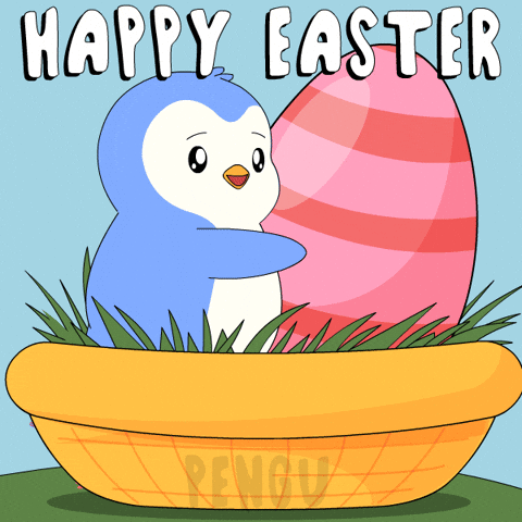 Easter Eggs Penguin GIF by Pudgy Penguins