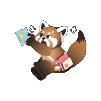 Tanuki Sticker by DeliandCo
