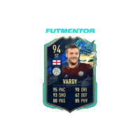 Jamie Vardy Sticker by FUT Mentor