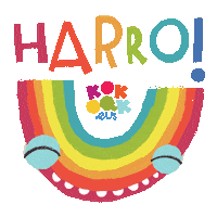 kokoakgara rainbow proud arcoiris euskara Sticker