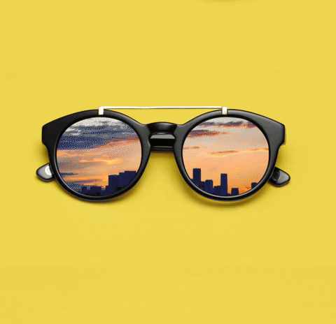 sunset glasses GIF