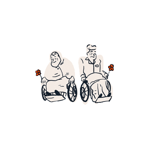 Flower Love Sticker by Arkala Studio