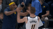 happy pumped up GIF by NBA