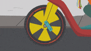 kyle broflovski bike GIF by South Park 