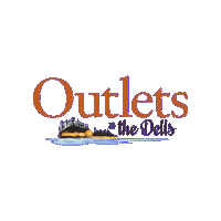DellsOutlets wisconsin dells outlets at the dells dells outlets Sticker