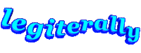 blue Sticker by AnimatedText