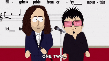 weird al musicians singing GIF by South Park 