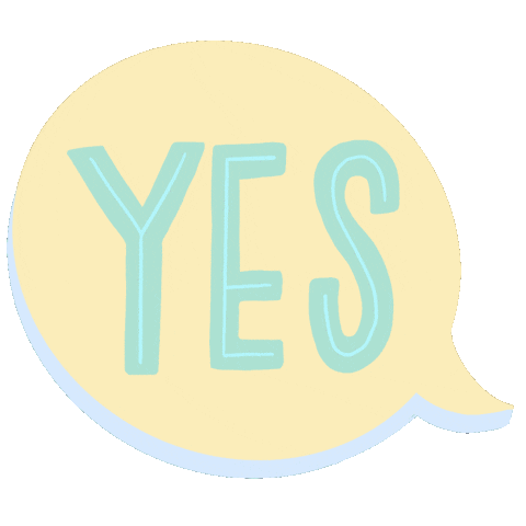 Text Yes Sticker